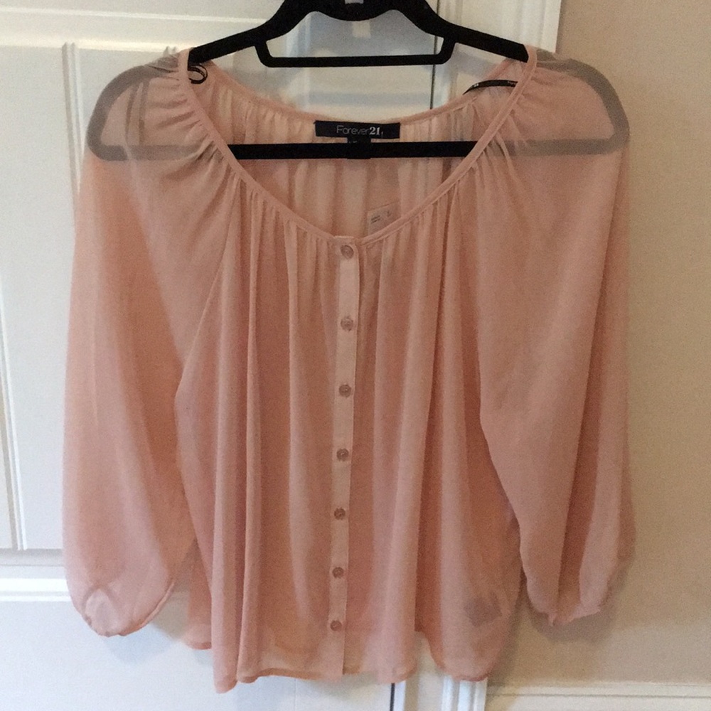 Forever 21 button up blouse